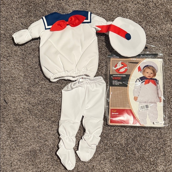 Spirit Other - Spirit Stay Puft Infant Costume - White and Red